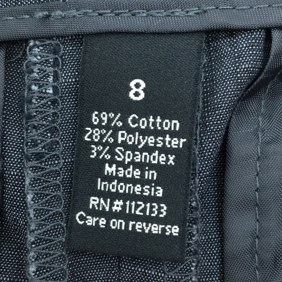 Apt 9 Dress Maxwell Gray Bermuda Shorts Size 8 EXCELLENT Condition - Picture 8 of 8